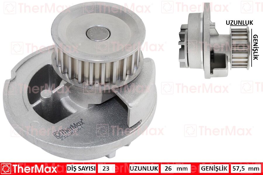 THERMAX T01.203 x DEVİRDAİM ASTRA G-H-VECTRA B-C-MERIVA-ZAFIRA 1.8-1.8 16V PA727 T