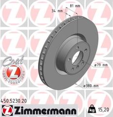 ZIMMERMANN 450.5230.20 FREN DISKI ON LAND ROVER RANGE ROVER III L322