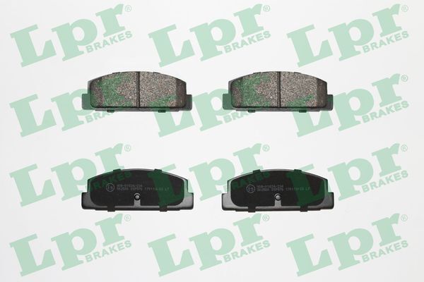 LPR 05P876 ARKA FREN BALATA MAZDA 323 LANTIS 1.8L BP DOHC BJ 99-01 / 626 FS GF 98-01 / MAZDA 6 2.0L LF-DE GG GH 02->