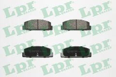 LPR 05P876 ARKA FREN BALATA MAZDA 323 LANTIS 1.8L BP DOHC BJ 99-01 / 626 FS GF 98-01 / MAZDA 6 2.0L LF-DE GG GH 02->