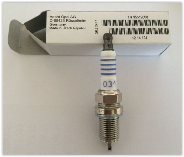 GM 95519060 BUJI TEK TIRNAK W7DC UZUN PASO R9-R11 M131 DKŞ ASTRA F 92>98 VECTRA A 89>95 CORSA B 93>02