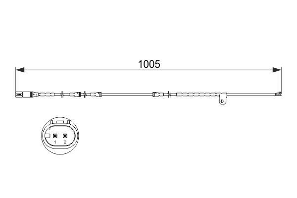 BOSCH 1987473521 BALATA FISI ON BMW E70 F15 E71 E72 F16
