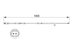 BOSCH 1987473521 BALATA FISI ON BMW E70 F15 E71 E72 F16
