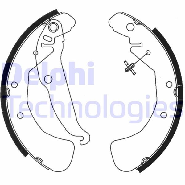 DELPHI LS1829 ARKA FREN PAPUÇ BALATASI ASTRA G 98-05 ASTRA H 04> COMBO C 01>
