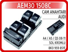 AEM30 1508C CAM ANAHTARI AUDI A4 / A5 / Q5 08-11 SOL KROMLU