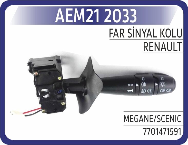 AEM21 2033 FAR SİNYAL KOLU MEGANE/SCENIC