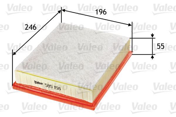 VALEO 585158 HAVA FİLTRESİ RENAULT LAGUNA III 1.5 DCI