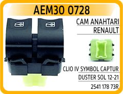 AEM30 0728 CAM ANAHTARI RENAULT CLIO IV SYMBOL CAPTUR DUSTER