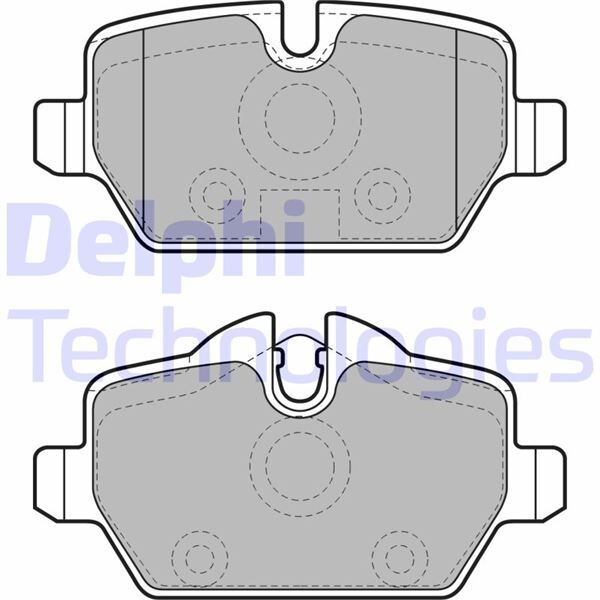DELPHI LP1924 FREN BALATASI ARKA BMW E81 E87 E90 E92 . MINI R60 R61