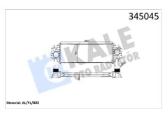 KALE 345045 TURBO RADYATÖRÜ INTERCOOLER TRAFIC II-VIVARO 01> 1.9DT 540x175.6x40