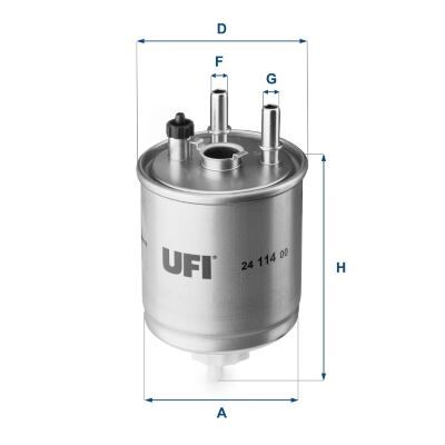 UFI 2411400 MAZOT FILTRESI KANGOO 08> LAGUNA III 07>15 LATITUDE 10> 1.5dCI 2.0dCI