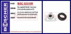 BSC 02310R ÖN AMORTİSÖR TAKOZU TAKOZ RULMAN-KİT CLIO III 05>12 CLIO IV 12> MODUS 05> CAPTUR 12> 543024644R 5 43259539R