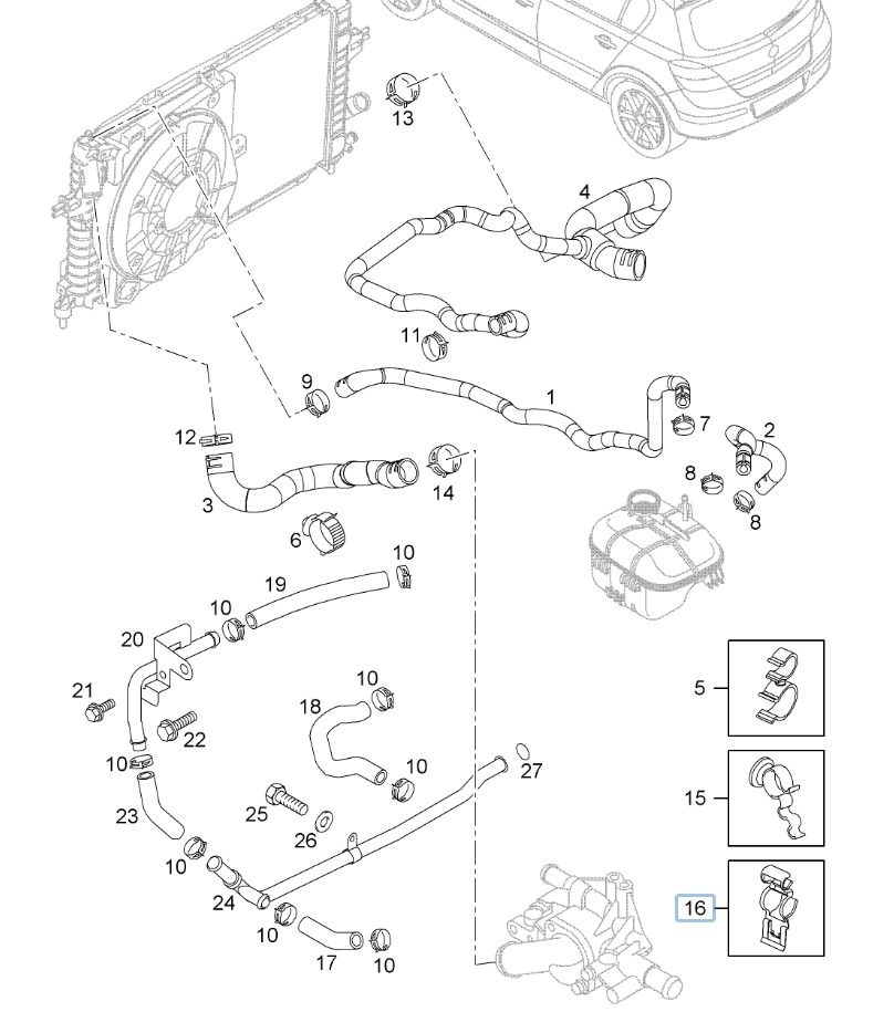 OE-OPEL 13148148 CLIP