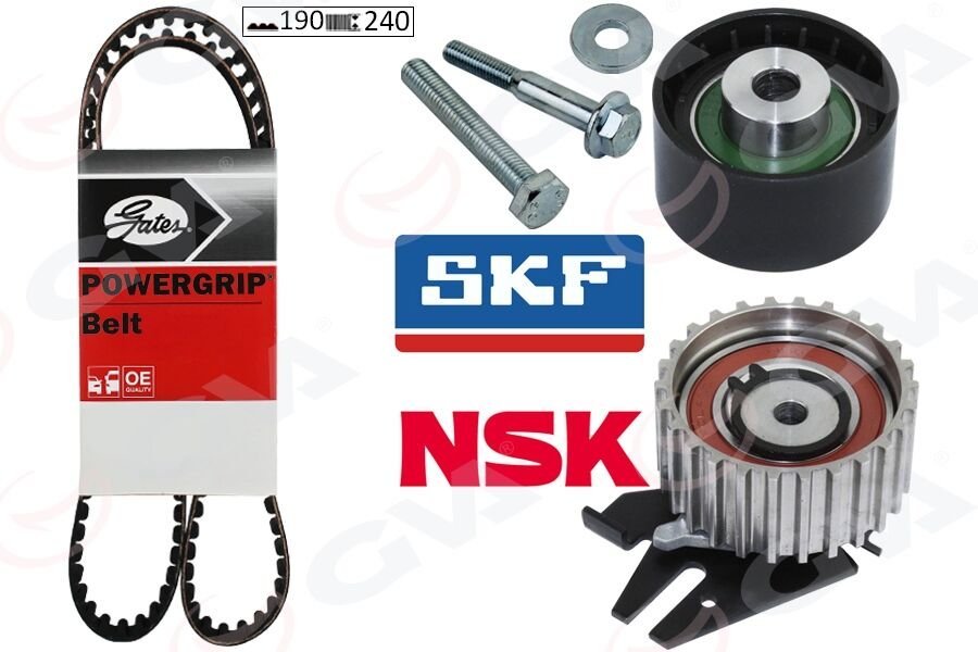 GVA 59T2530G EKSANTRİK GERGİ KİTİ 190x240 BRAVO 96>DOBLO 01>MAREA 99-02 -IDEA 04>1.9JTD KTB317