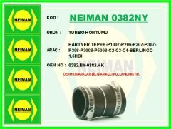 NEIMAN 0382NY TURBO HORTUMU PARTNER TEPEE-P1007-P206-P207-P307-P308-P3008-P5008-C2-C3-C4-BERLINGO 1.6HDI