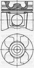 YENMAK 31-04159-000 MOTOR PİSTON SEGMAN STD 89.00mm MASTER 01> MOVANO 01> 2.5 DCI G9U
