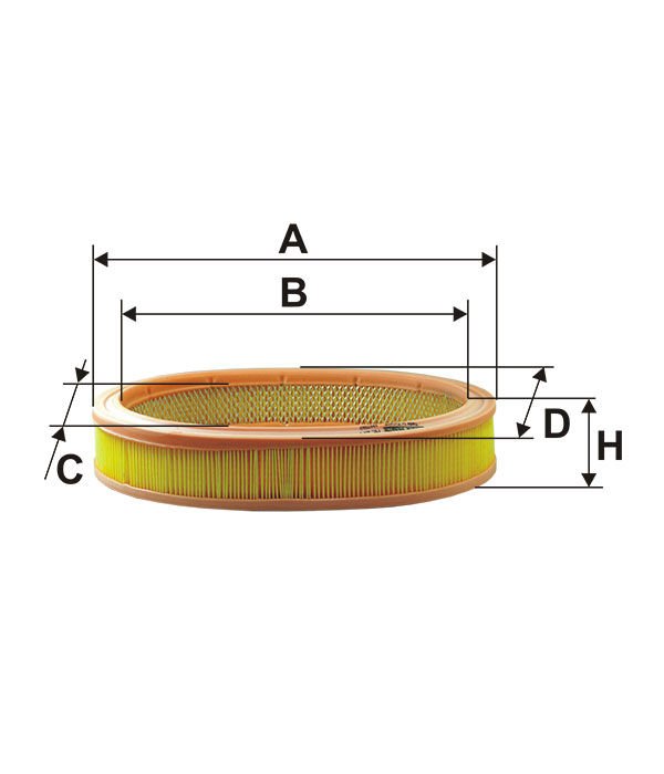 FILTRON FILT AE 277 RENAULT R-9/R-11/R-19/ R-21 HAVA FILTRESI KARB.