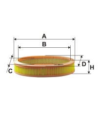 FILTRON FILT AE 277 RENAULT R-9/R-11/R-19/ R-21 HAVA FILTRESI KARB.