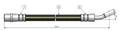 CAVO C900536A ARKA FREN HORTUMU OPEL VECTRA C-SIGNUM 02>08