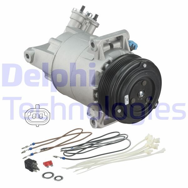 DELPHI TSP0155449 KLİMA KOMPRESÖRÜ ASTRA G 1.6--1.6 00-09 ASTRA H 1.6-1.6 T-1.8 04 > MERIVA 1.6-1.6T 05-10 105mm