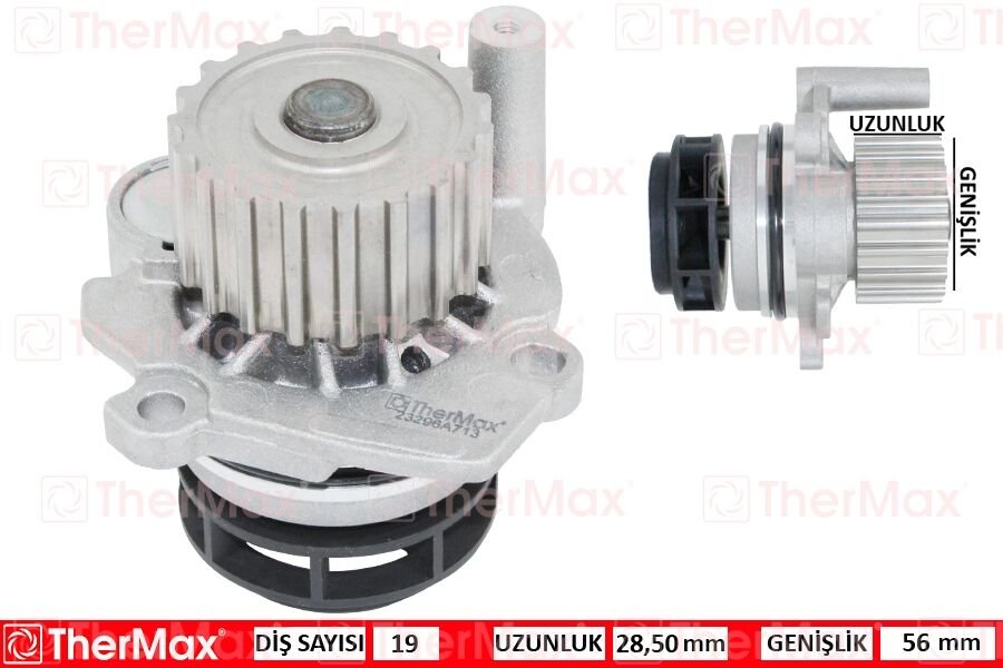 THERMAX T01.225 DEVİRDAİM GOLF IV-BORA-OCTAVIA-LEON-CORDOBA-A3 98-04 1.9 TDI AGR-ALH