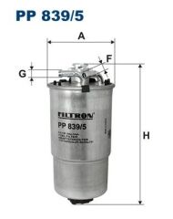 FILTRON PP839.5 YAKIT FİLTRESİ CORDOBA 02-09 -IBIZA IV 02-09 -FABIA 00-08 -POLO 01- 1.4TDI-1.9TDI-1.9SDI