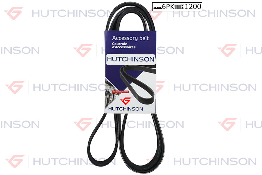 HUTCHINSON 6PK1200 KANALLI V KAYIŞI RENAULT CLIO II-III FLUENCE 09>KANGOO 01>MEGANE II-III SCENIC II-III SYMBOL II 08> DOKKER 12>DUSTER 10> 1.5dCİ 1.6 PSA 206-406-XSARA 1.8 16V 2.0 16V 6PK1200