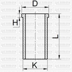 YENMAK 51-65778-000 MOTOR GÖMLEĞİ ASTRA J. INSIGNIA 2.0 CDTI 16V. ZAFIRA MK III 2.0 CDTI / A20DTH 83