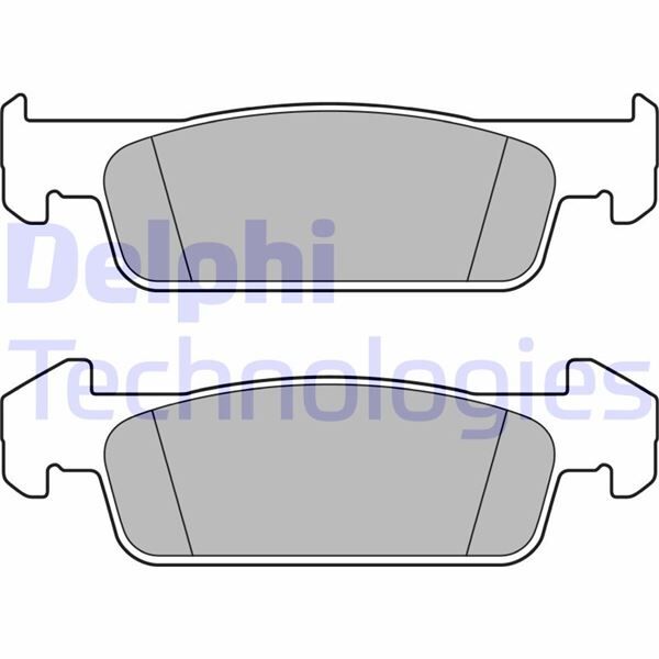 DELPHI LP2663 ÖN BALATA CLIO IV 1.2 1.5DCİ 12 > DACIA SANDERO II 1.2.1.2 LPG 2012 > LOGAN 12 > 140.2x18x42
