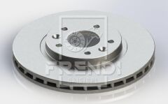 FRENDI 26606 ON FREN DISKI KADJAR 15> QASHQAI II J11 13> X-TRAIL III 14> TUM MOTOR TIPLERI