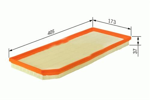 HAVA FİLTRESİ GOLF V 04>JETTA III 05>PASSAT 05>A3 04>ALTEA 06-09 2.0TFSI-2.0FSI AXX-BPY-BWA