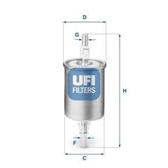 UFI 3151500 YAKIT FİLTRESİ BRAVA-BRAVO-MAREA-PUNTO-TMPR-DUCATO-ASTRA G-COMBO-CORSA B-C-MERIVA-OMEGA-CORDOBA OE