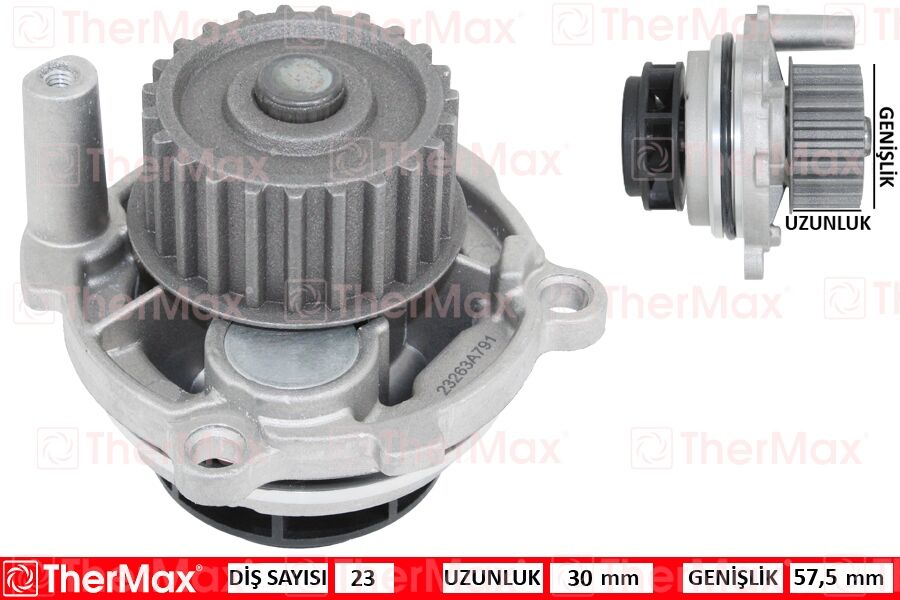 THERMAX T01.166 DEVİRDAİM GOLF4/5-BORA-JETTA-PASSAT-A3-OCTAVIA-LEON 1.6 1998-2010 BENZİNLİ AKL-BFQ-BSE-ALZ T