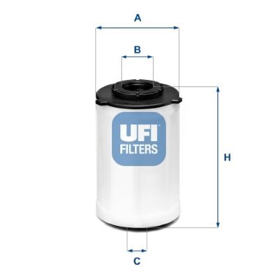 UFI 26H2O03 YAKIT FİLTRESİ FIAT DUCATO 15> PEUGEOT BOXER 15> CITROEN JUMPER 15> 2.0D MTJ 2.2D MTJ