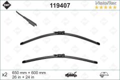 VALEO 119407 SILECEK SUPURGESI TAKIMI 650mm / 600mm MERCEDES SPRINTER B906 . VW CRAFTER 30-35-50 SWF
