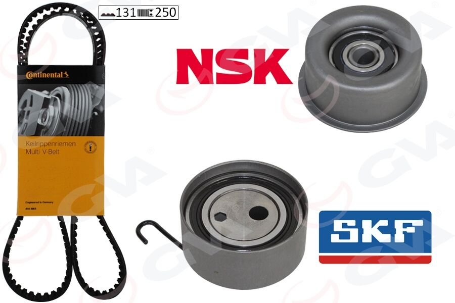 GVA 59T9006 EKSANTRİK GERGİ KİTİ 131x250 ASTRA G-COMBO C-CORSA C-MERIVA A 1.7 CDTI Y17DT-Z17DTH-Y17DTL-Z17DTL