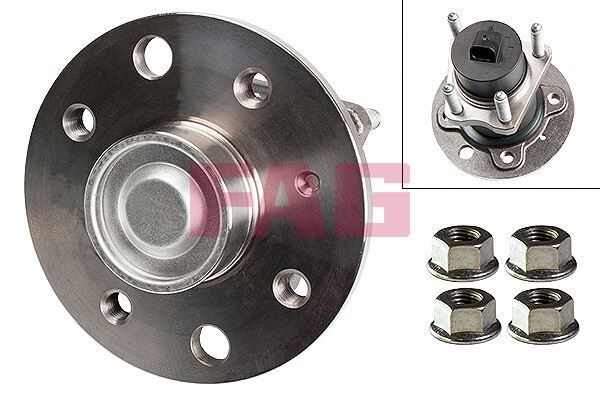 FAG 713644560 ARKA TEKER PORYASI RULMANLI ASTRA F-ASTRA G-VECTRA A-VECTRA B-CORSA C COMBO C ABS Lİ 4 DELİK