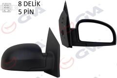 GVA 1091215 DIŞ DİKİZ AYNASI SAĞ GETZ 02> ELEKTRİKLİ ISITMALI KONVEKS 5 FİŞ VM-452EHR