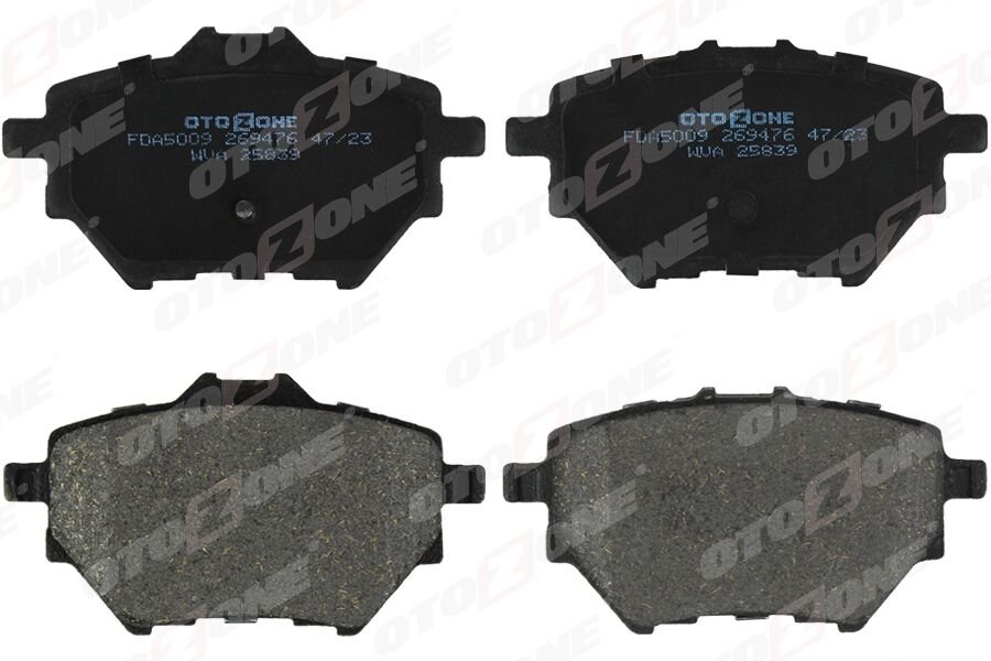 OTOZONE FDA5009 ARKA FREN BALATASI ASTRA L 21> COMBO E 18> GRANDLAND 17> MOKKA e 20> C4 18> C4 e 22> BERLINGO 18> PARTNER 18> RIFTER 18> 508 18> 308 II-III 13> 3008 16> 408 22> DS4 II 21> 268mm / PROACE CITY 21&gt