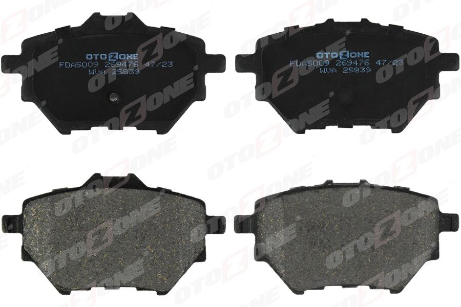 OTOZONE FDA5009 ARKA FREN BALATASI ASTRA L 21> COMBO E 18> GRANDLAND 17> MOKKA e 20> C4 18> C4 e 22> BERLINGO 18> PARTNER 18> RIFTER 18> 508 18> 308 II-III 13> 3008 16> 408 22> DS4 II 21> 268mm / PROACE CITY 21&gt