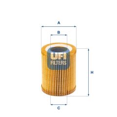 UFI 2516400 YAG FILTRESI BMW N13 F20 F21 F30 F31 F35