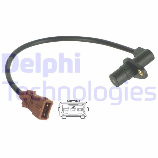 DELPHI SS10736-12B1 KRANK MİL DEVİR SENSÖRÜ P205-P206-P306-P405-P406-BOXER-PARTNER-BERLINGO-JUMPER-JUMPY-XANTIA-XSARA 1. 9 DW8 1.8 XU7 2.0 XU10 1.6 XU5