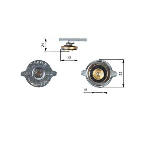 OP 4256228 RADYATÖR KAPAĞI M131 DKŞ ÜNİVERSAL