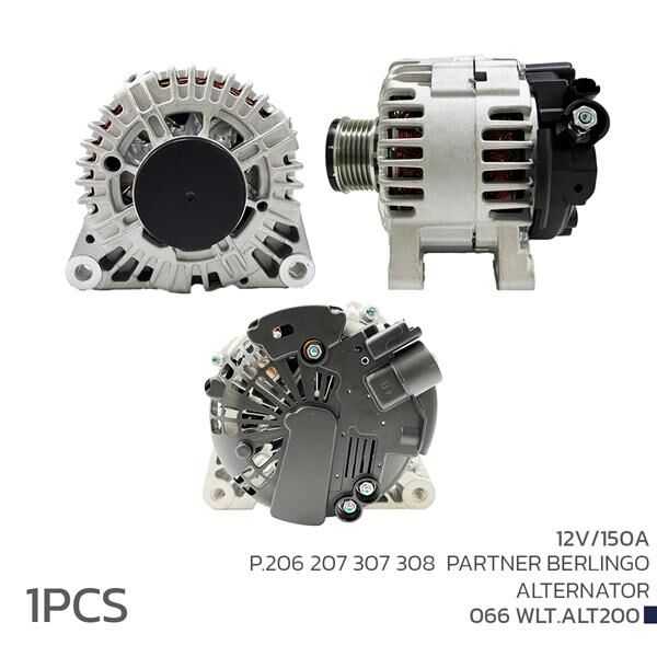 VOLTECH 066WLT.ALT200 ALTERNATÖR SARJ DİNAMOSU 12V 150A P. 206 207 307 308 PARTNER BERLINGO