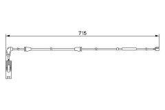 BOSCH 1987474946 BALATA FISI ARKA BMW X5 E53