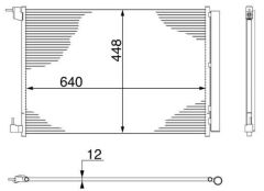 MAHLE AC412000S KLIMA RADYATORU MERCEDES W205 S205 W213 S213 W222 C217 X253