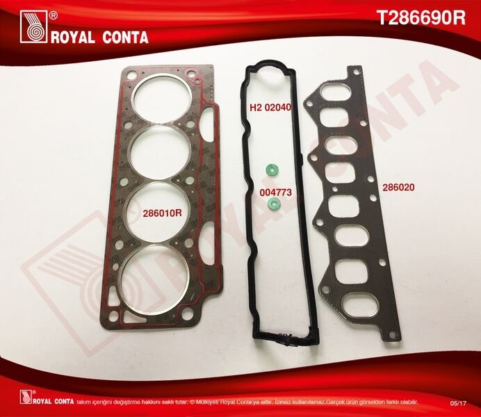 ROYAL T286690R ÜST TAKIM CONTA CLIO I 91> 1.8 LAGUNA-MEGANE I 95> 1.8-2.0 F3P 710/F3P 714 SKC SÜPER KALİTE