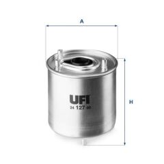 UFI 2412700 YAKIT FİLTRESİ P207 1.4-1.6 HDİ-P308-P508-P3008-P5008-PARTNER TEPEE-BERLINGO-C3-C4 1.6 HDİ
