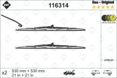 VALEO 116314 ÖN SİLECEK SÜPÜRGESİ TAKIM PASSAT VOLVO S70 V70 TRANSPORTER T4 530 530 mm