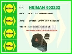 NEIMAN 602232 DORTLU FLASOR DUGMESI DUSTER - LOGAN MCV - SANDERO